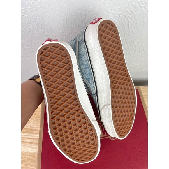 NWT Vans Sk8-Hi Tapered Denim Wash - Picture 6 of 9